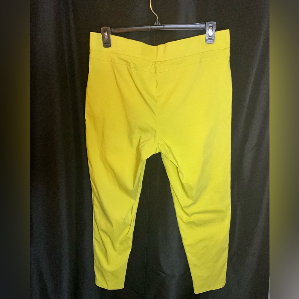 89th & Madison Lime Green Ankle Pant Size XL - Picture 5 of 5